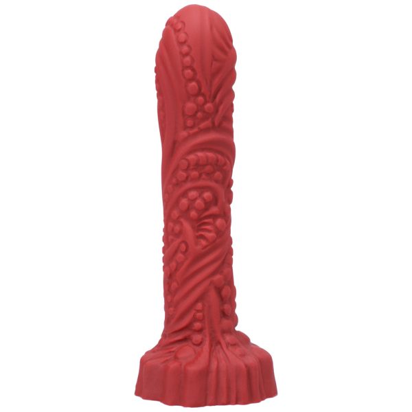 Tantus Groove Textured Dildo Ruby (bag) - Image 4