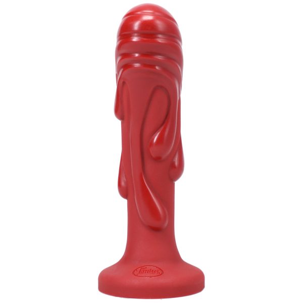 Tantus Magma Textured Fantasy Dildo Crimson - Image 2