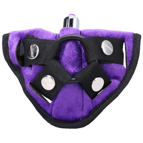 Tantus Bend Over Beginner Strap-On Harness Kit Lavender - Image 3
