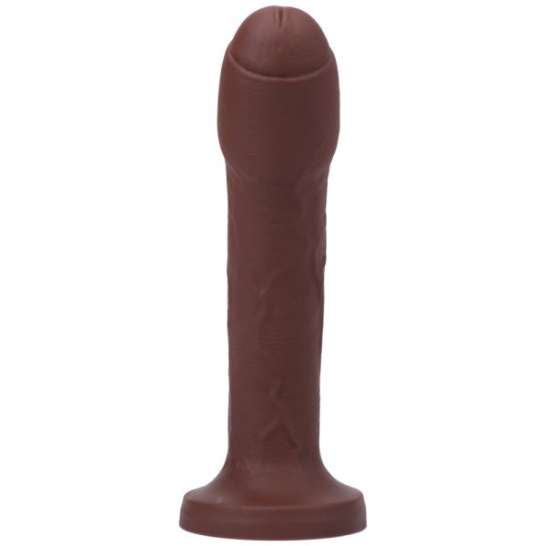 Tantus Uncut #2 O2 Dual Density Dildo Espresso - Image 4