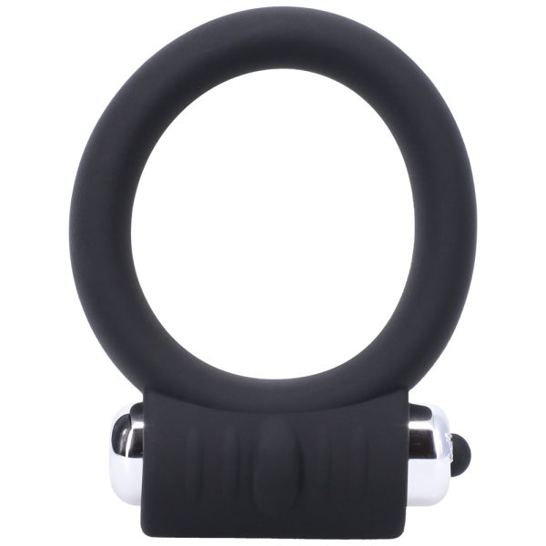 Tantus Vibrating C-Ring 2 in. Onyx (Bag) - Image 2