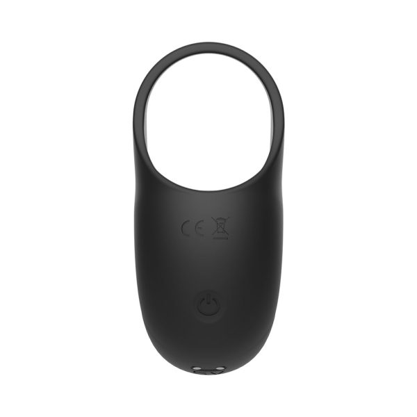 Zero Tolerance Vibrating Ball Cradle Rechargeable Remote-Controlled Silicone Cockring Black - Image 10