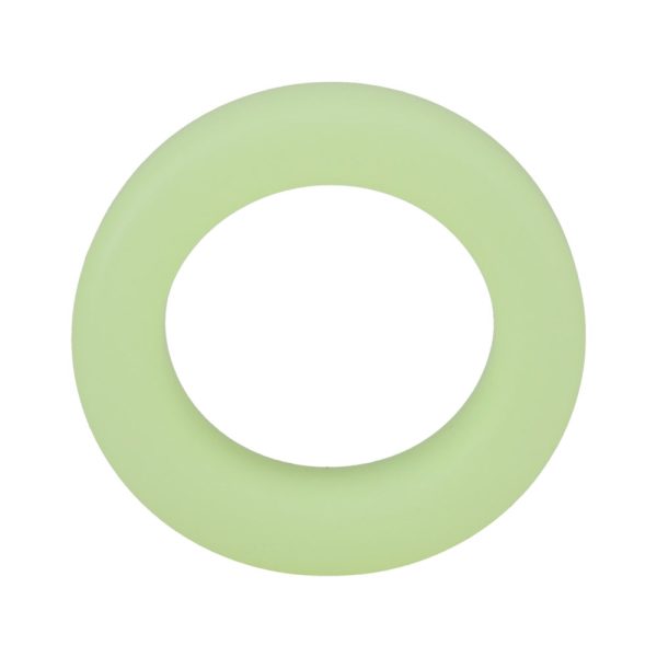 Rock Solid Sila-Flex Glow-in-the-Dark Big O C-Ring Green - Image 2
