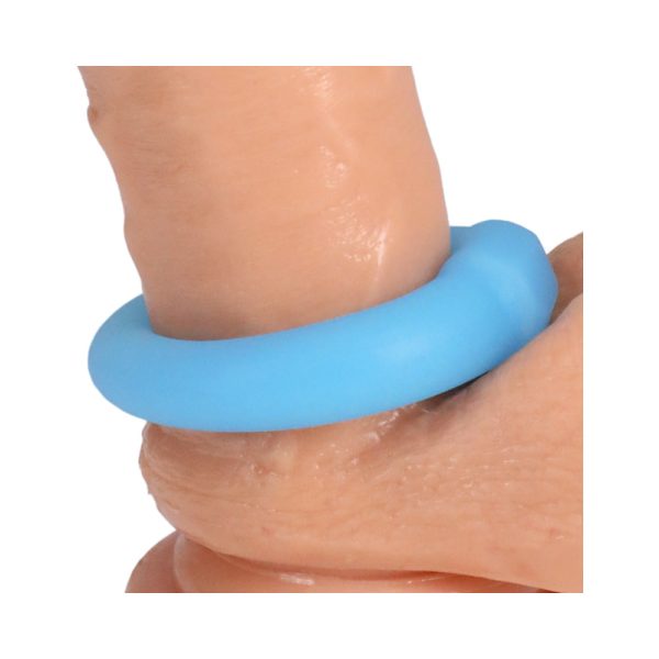 Rock Solid Sila-Flex Glow-in-the-Dark Mega Ring Blue - Image 6