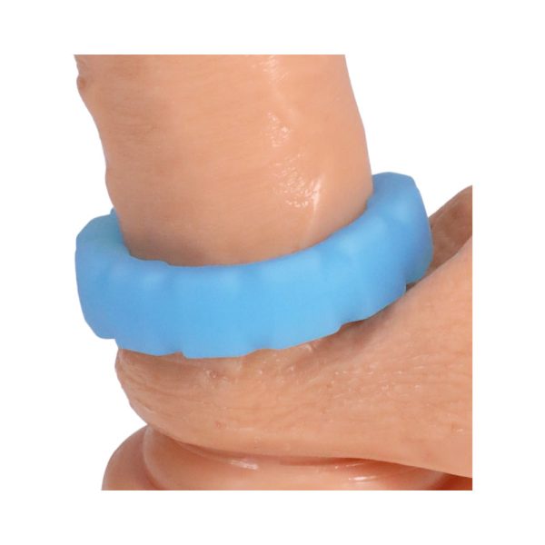 Rock Solid Sila-Flex Glow-in-the-Dark The Tire C-Ring Blue - Image 6
