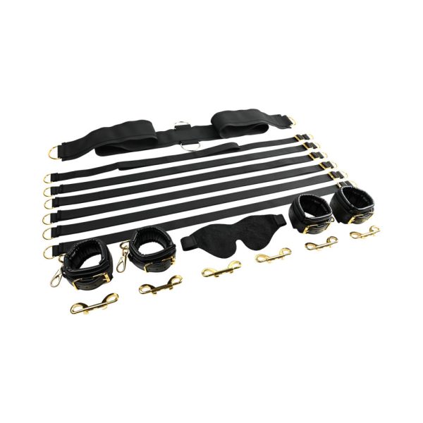 Sportsheets Special Edition Under the Bed Restraint Set Black - Image 3