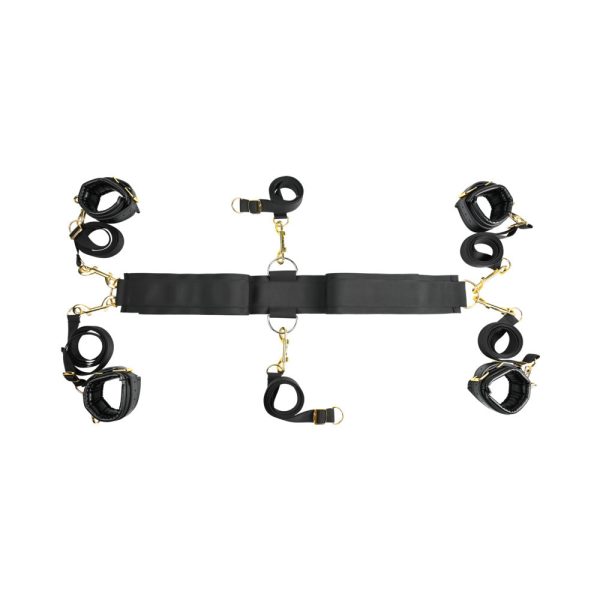 Sportsheets Special Edition Under the Bed Restraint Set Black - Image 4