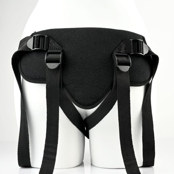 Sportsheets Special Edition New Comer''s Strap-On Set Harness & 5.25 in. Dildo Blue/Black - Image 3