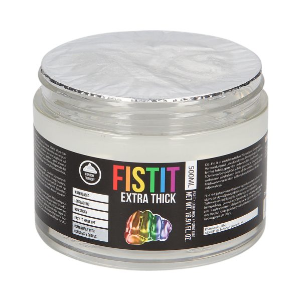 Fist It Extra Thick Water-Based Fisting Lube Rainbow Edition 16.9 oz. - Image 2