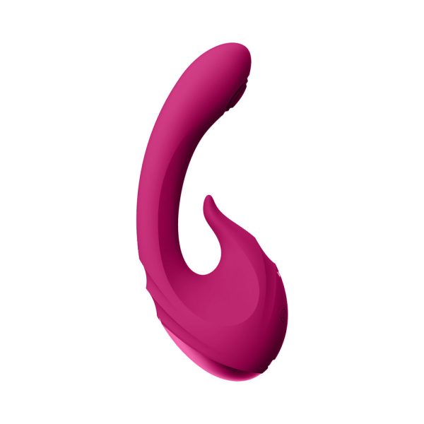 VIVE MIKI Rechargeable Pulse Wave & Flickering Dual Stimulation G-Spot Vibrator Pink - Image 3
