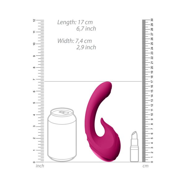 VIVE MIKI Rechargeable Pulse Wave & Flickering Dual Stimulation G-Spot Vibrator Pink - Image 8