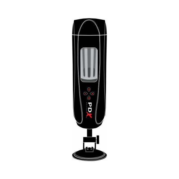 PDX Elite Ultimate Milker 2 Rechargeable Gyrating Suction Stroker With Hands-Free Suction Cup - Image 3