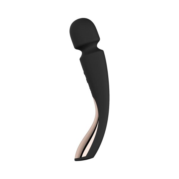 LELO SMART WAND 2 Medium Rechargeable Wand Vibrator Black - Image 4