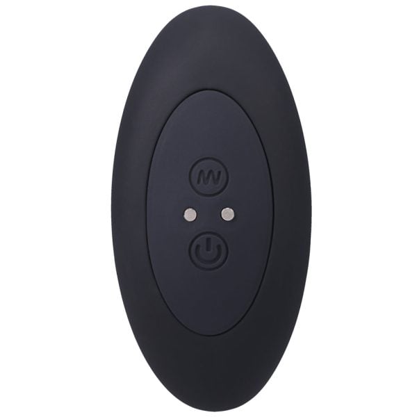 A-Play BEADED VIBE Rechargeable Silicone Anal Plug with Remote Black - Image 7