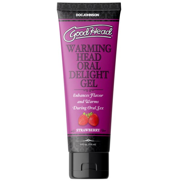 GoodHead Warming Head Oral Delight Gel Strawberry 4 oz. - Image 2