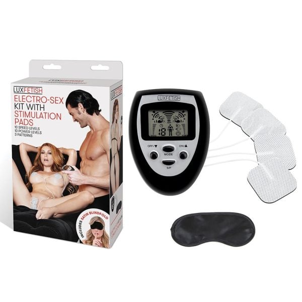 Lux Fetish Electro-Sex Kit with Stimulation Pads - Image 2