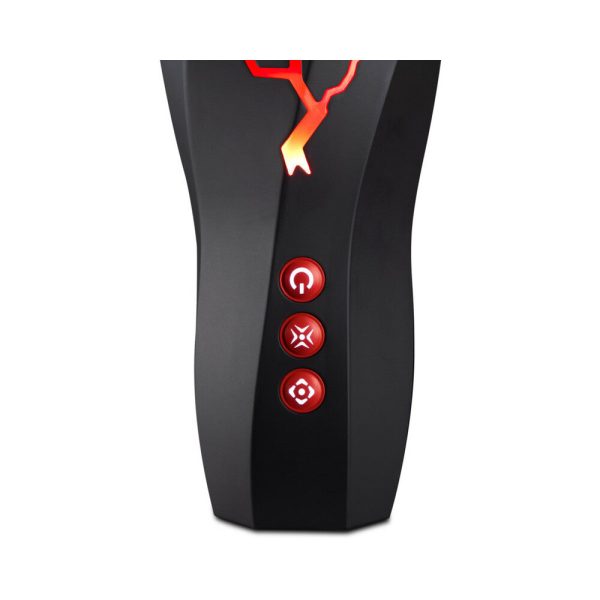 M for Men Storm Rechargeable Vibrating Suction Masturbator Black - Image 6