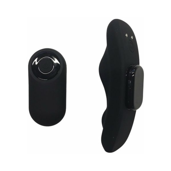 Temptasia Panty Vibe Rechargeable Remote-Controlled Silicone Wearable Vibrator Black - Image 3