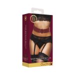 Ouch! Halo Ringed Waist Restraint Belt Burgundy S/M