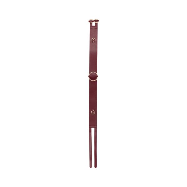Ouch! Halo Ringed Waist Restraint Belt Burgundy S/M - Image 3