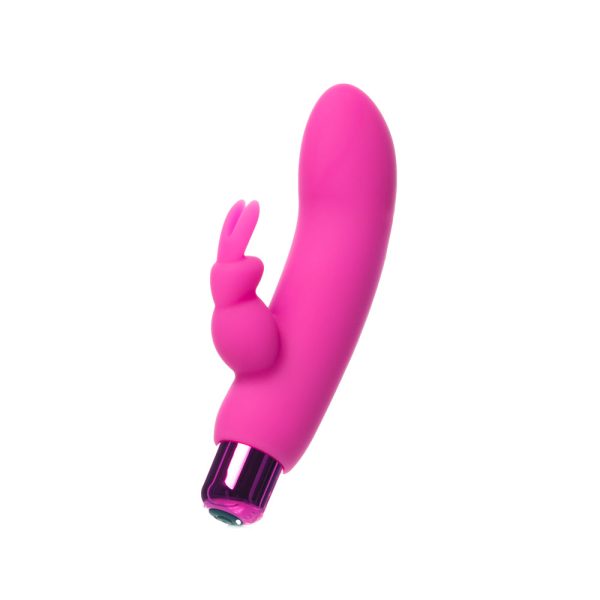Powerbullet Alice''s Bunny Rechargeable Bullet Vibrator with Silicone Rabbit Sleeve Pink - Image 2