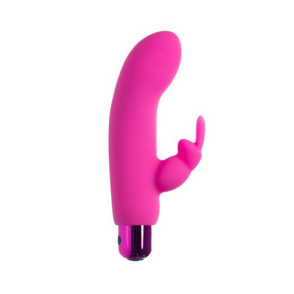 Powerbullet Alice''s Bunny Rechargeable Bullet Vibrator with Silicone Rabbit Sleeve Pink - Image 4