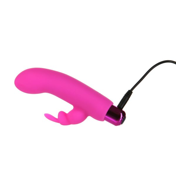 Powerbullet Alice''s Bunny Rechargeable Bullet Vibrator with Silicone Rabbit Sleeve Pink - Image 5