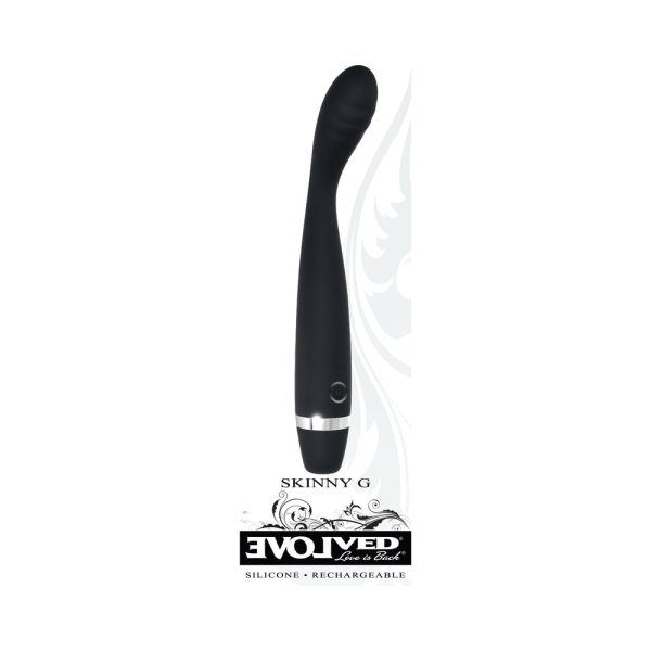 Evolved Skinny G Rechargeable Silicone Sli mline G-Spot Vibrator Black - Image 9