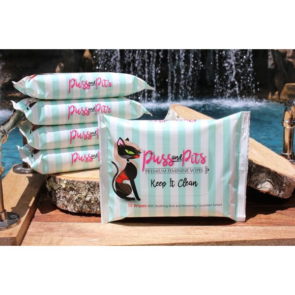 Puss and Pits Wipes 15-Pack - Image 2