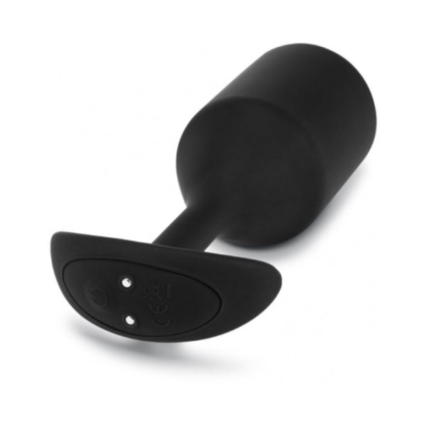 b-Vibe Vibrating Snug Plug 5 Rechargeable Weighted Silicone Anal Plug Black - Image 6