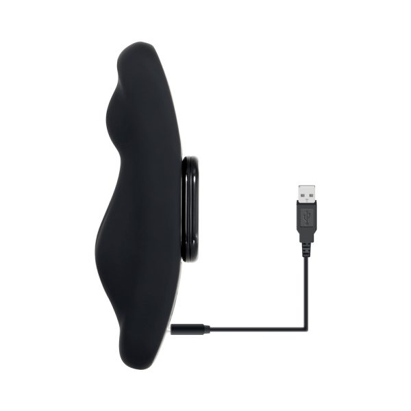 Gender X Our Undie Vibe Rechargeable Remote-Controlled Magnetic Silicone Underwear Vibrator Black - Image 8