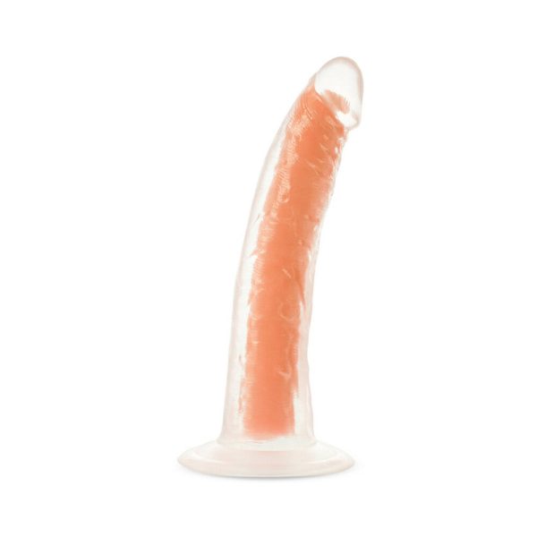 Neo Elite Glow in the Dark Viper 7 in. Dual-Density Dildo Neon Orange - Image 2