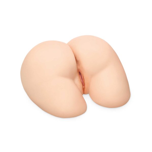 PDX Plus Perfect Ass XL Dual Entry Masturbator Beige - Image 3
