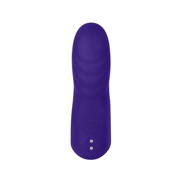 FemmeFunn Dioni Rechargeable Silicone Finger Vibrator Small Dark Purple - Image 4