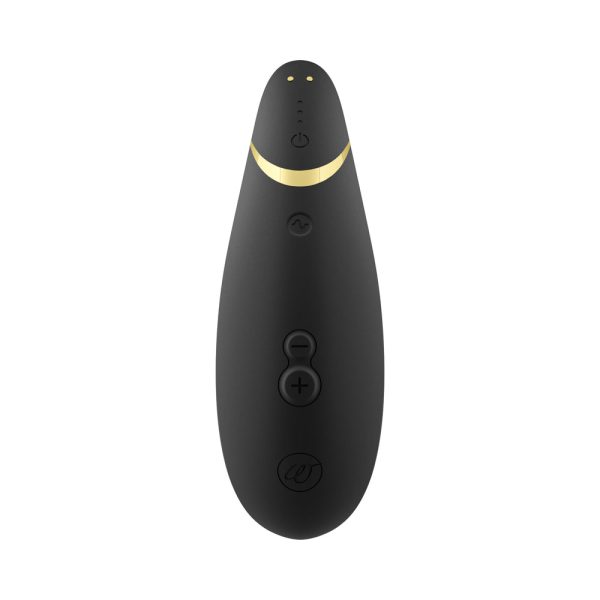 Womanizer Premium 2 Rechargeable Silicone Luxurious Pleasure Air Clitoral Stimulator Black - Image 2