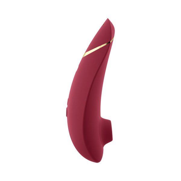 Womanizer Premium 2 Rechargeable Silicone Luxurious Pleasure Air Clitoral Stimulator Bordeaux - Image 5