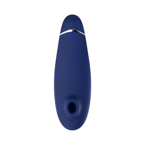 Womanizer Premium 2 Rechargeable Silicone Luxurious Pleasure Air Clitoral Stimulator Blueberry - Image 2