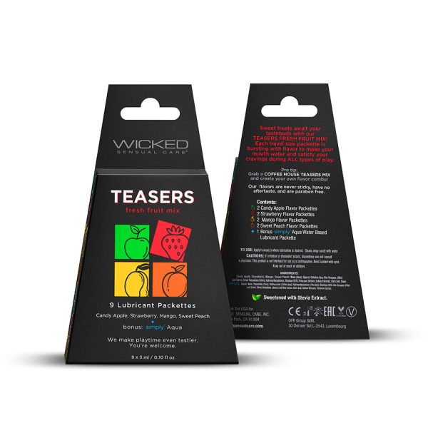 Wicked Teasers Fresh Fruit Mix 3 ml 9 Packs/Box - Image 2