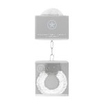 Ouch! Beginner''s Furry Handcuffs With Quick-Release White