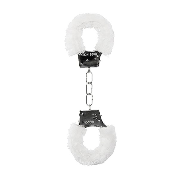 Ouch! Beginner''s Furry Handcuffs With Quick-Release White - Image 4