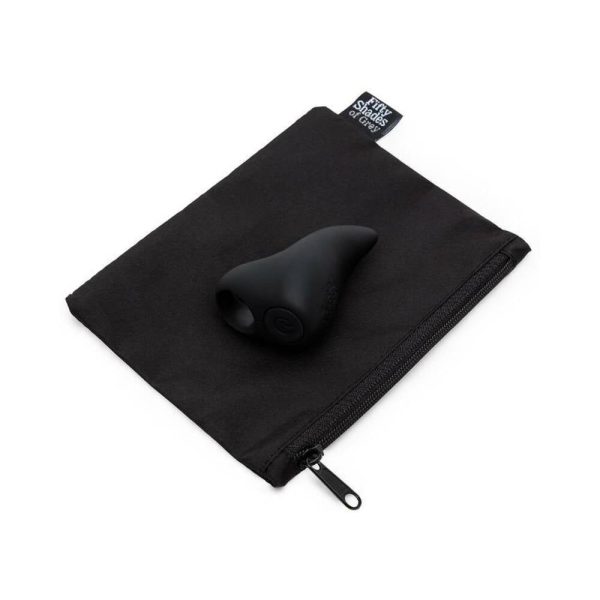 Fifty Shades of Grey Sensation Rechargeable Silicone Finger Vibrator Black - Image 3