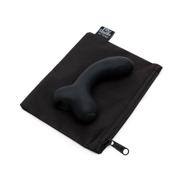 Fifty Shades of Grey Sensation Rechargeable Silicone G-Spot Finger Vibrator Black - Image 6