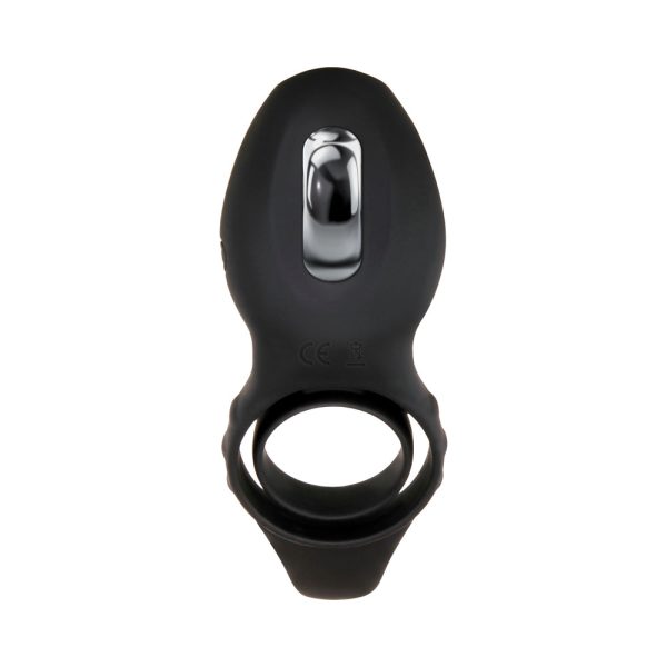 Zero Tolerance Mr. Flicker Remote-Controlled Flicking Tongue Vibrating Cockring Black - Image 2