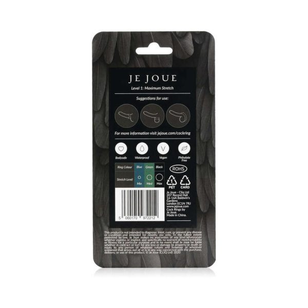 Je Joue Silicone Ring Maximum Stretch Black - Image 2