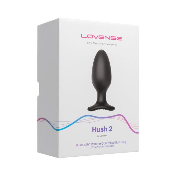 Lovense Hush 2 Bluetooth Remote-Controlled Vibrating Butt Plug L 2.25 in. - Image 5