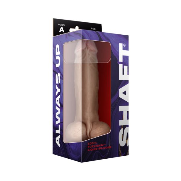 Shaft Model A: 9.5 in. Dual Density Silicone Dildo with Balls Pine - Image 4