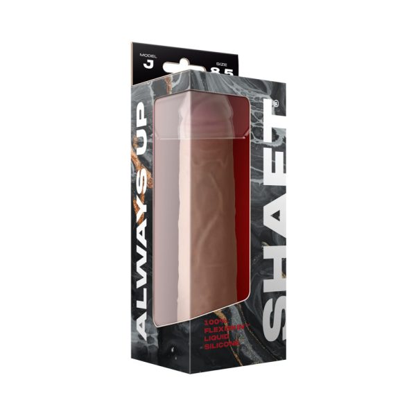 Shaft Model J: 8.5 in. Dual Density Silicone Dildo Pine - Image 4