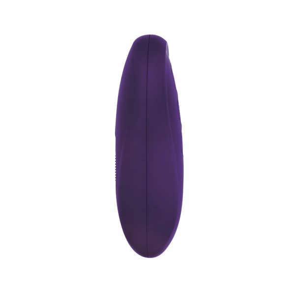 Evolved 2 Become 1 Rechargeable Remote-Controlled Silicone Strapless Strap-On With Suction Purple - Image 4