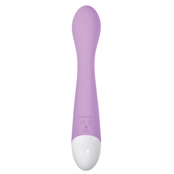 Evolved Pleasing Petal Rechargeable Silicone Flicking Dual Stimulator Light Purple - Image 5
