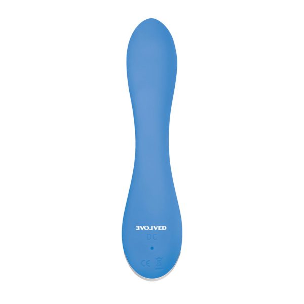 Evolved Blue Crush Rechargeable Silicone G-Spot Vibrator Blue - Image 3
